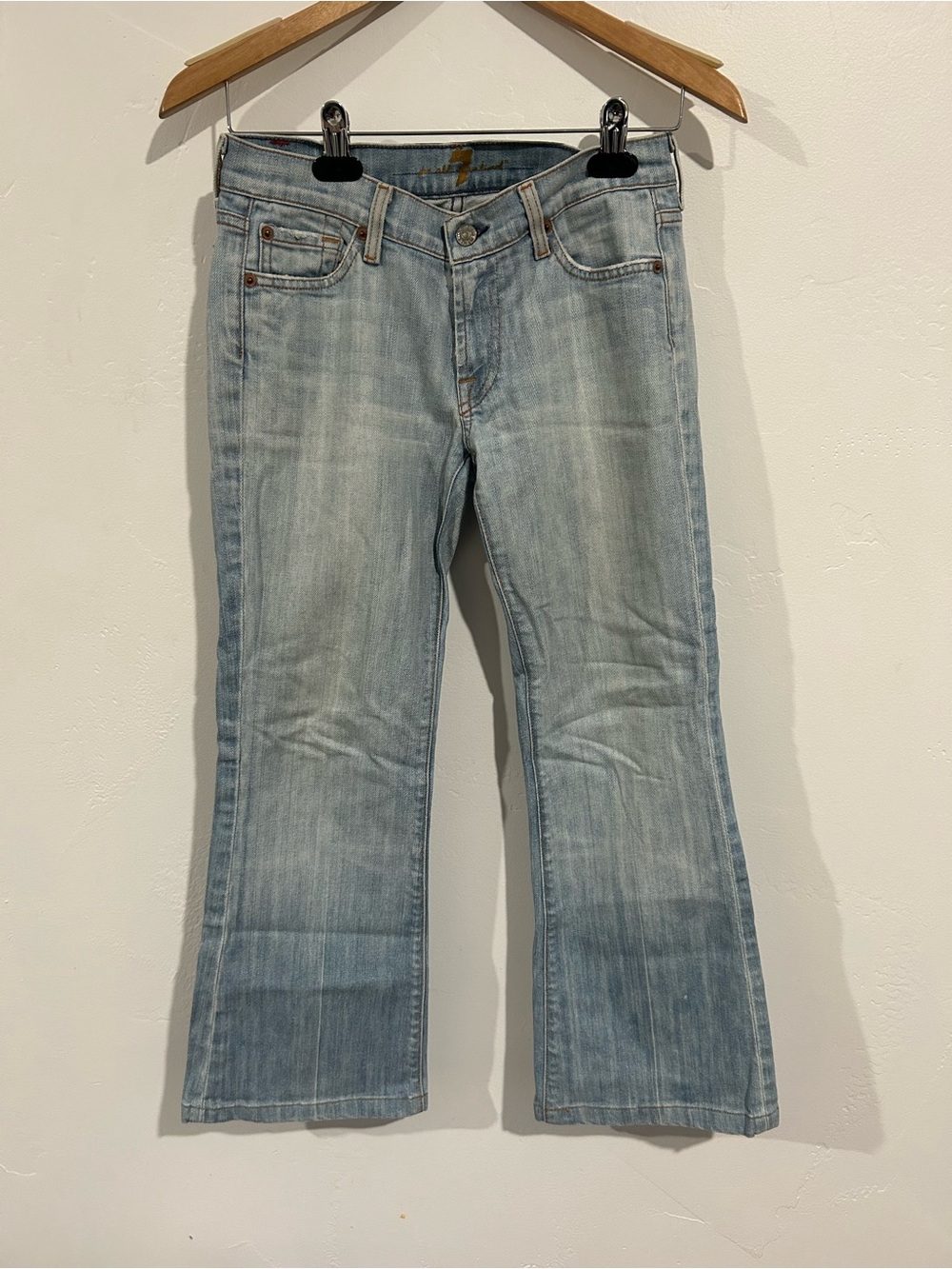 7 For All Mankind Light Blue Denim Jeans
